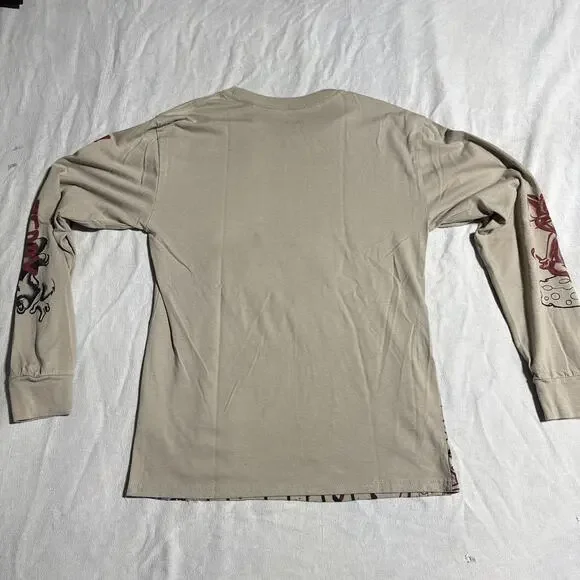 Tom & Jerry Grafitti All Over Graphic Long Sleeve T-Shirt Unisex Size Small - Picture 9 of 11